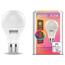 Лампа светодиодная Gauss Smart Home E27 8.5Вт 2700-6500K 1170112